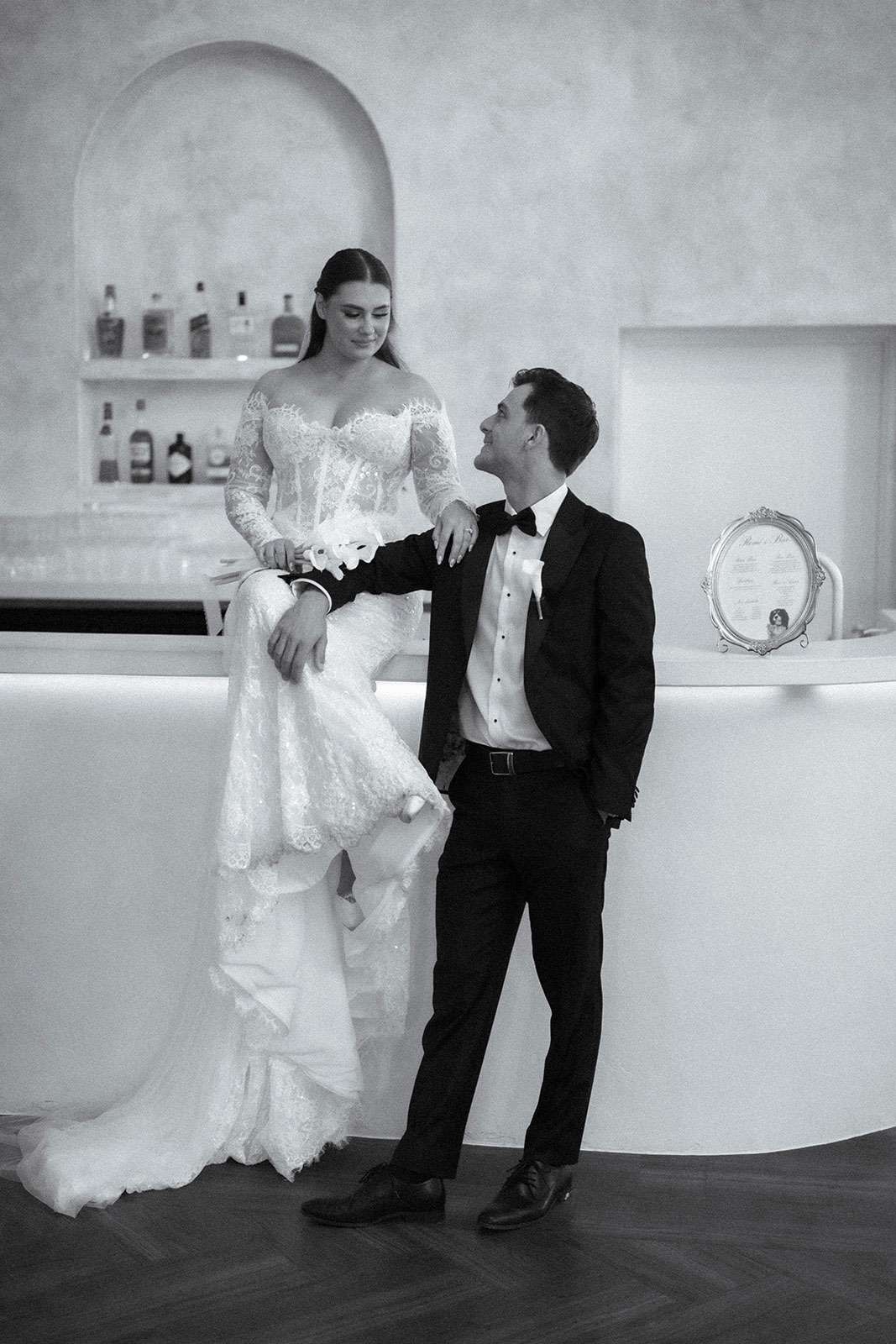 bride and groom wedding portraits at Braeside Estate Gold Coast